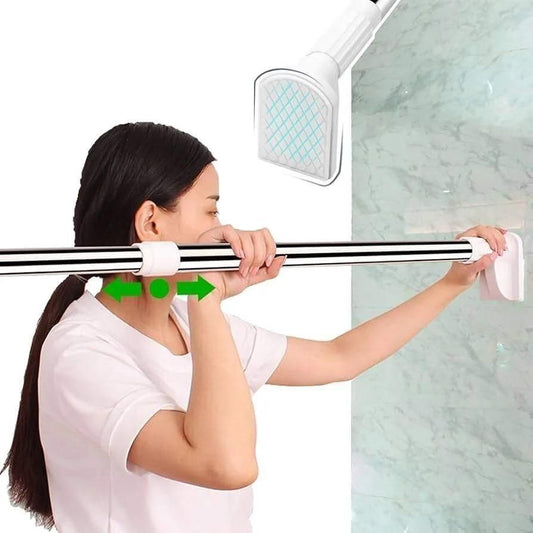 Drill-Free Adjustable Curtain & Storage Rod