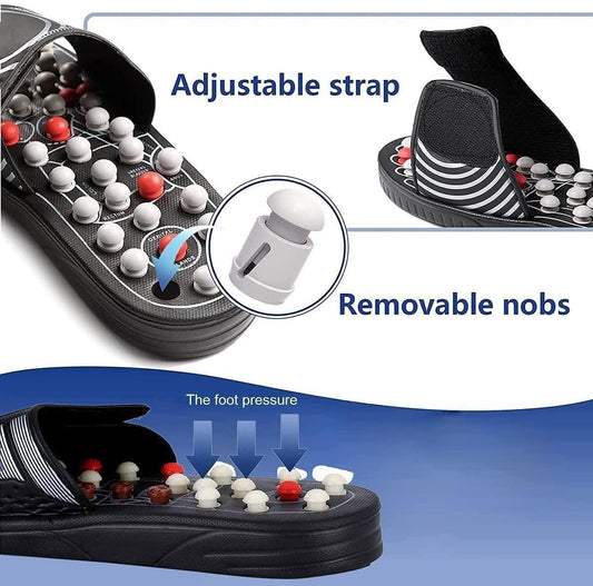 Acupressure Magnetic Therapy Paduka Slippers (Men & Women)