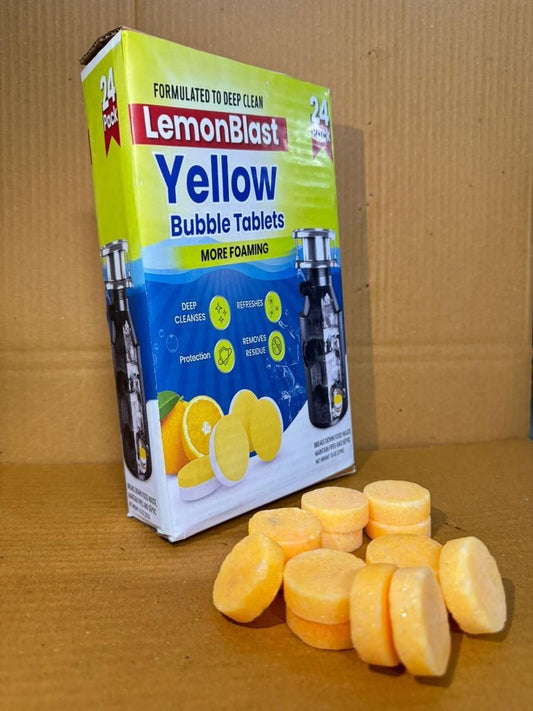 LemonBlast Toilet Cleaning Bubble Tablets (24 pcs)